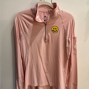Bloquv Pink Quarter-Zip Pullover